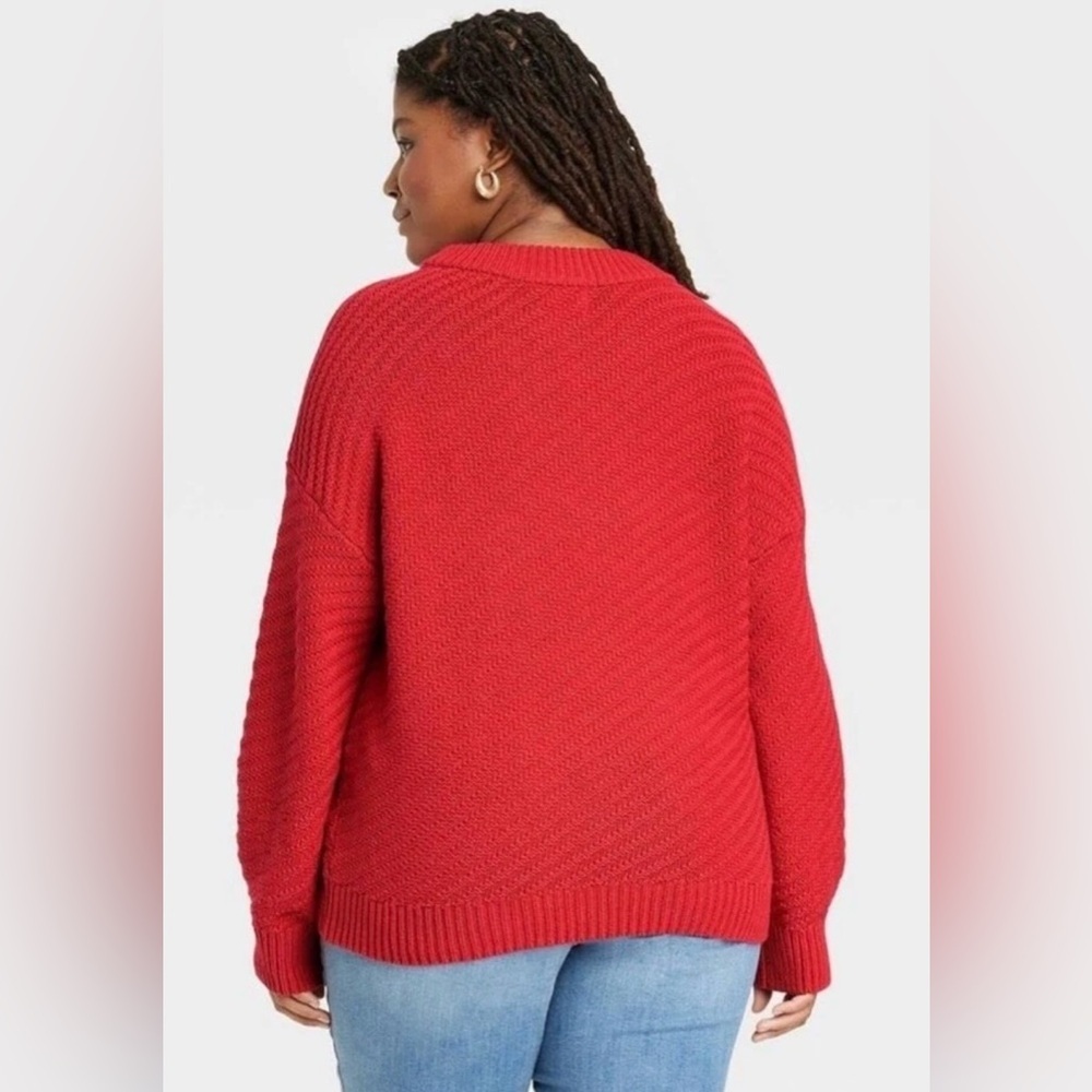 Universal Thread Burgundy Sweater - Picture 2 of 8